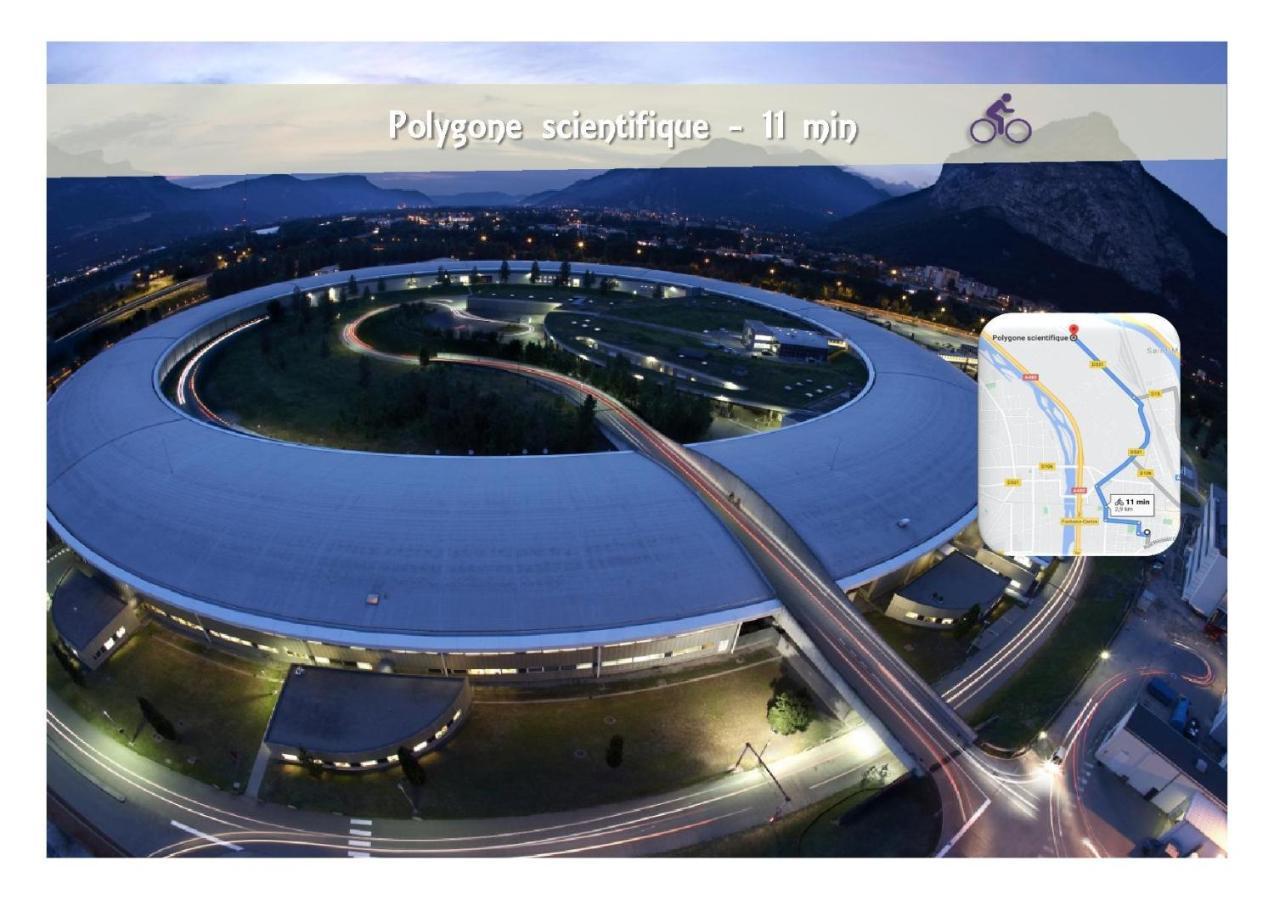 Le 62 - Spacieux T2 Avec Jardin, Parking & Tramway Grenoble Zewnętrze zdjęcie